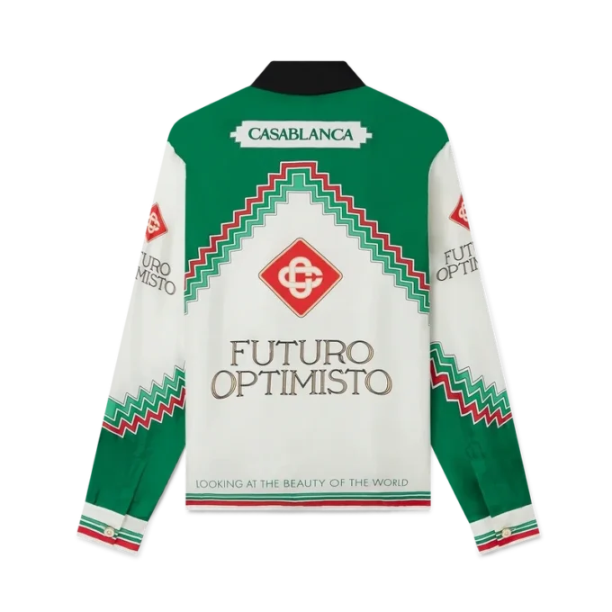 Futuro Optimisto silke-skjorte Futuro Optimisto silke-skjorte