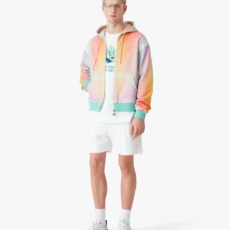 Glass Zip-up-sweatshirt med hætte