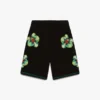 Glitch Orchid broderede hæklede Shorts Glitch Orchid broderede hæklede Shorts