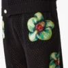Glitch Orchid broderede hæklede Shorts Glitch Orchid broderede hæklede Shorts