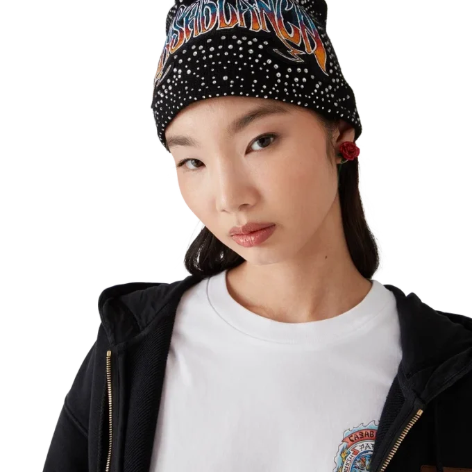 Gothic Crystal Embellished Beanie Gothic Crystal Embellished Beanie