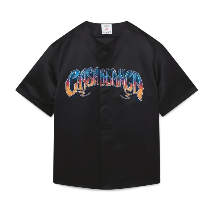 Gothic kortærmet baseball-shirt Gothic kortærmet baseball-shirt