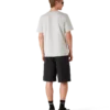 Grå T-shirt med diamantlogo og korte shorts Grå T-shirt med diamantlogo og korte shorts