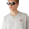 Grå T-shirt med diamantlogo og korte shorts Grå T-shirt med diamantlogo og korte shorts