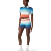 Gradient Cropped Polo Shirt Gradient Cropped Polo Shirt