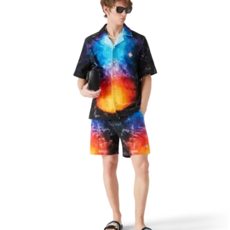Gradient-frotté-Shorts