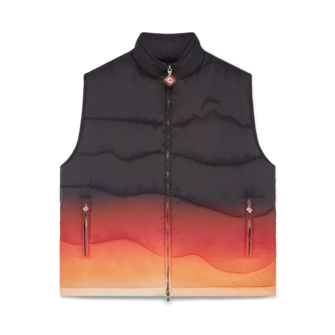 Gradient Nylon Puffer Gilet