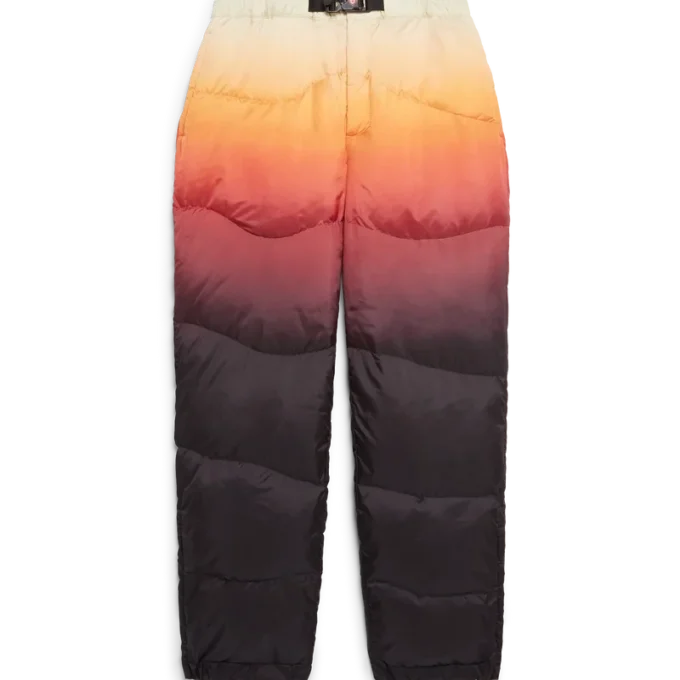Gradient nylonforede bukser