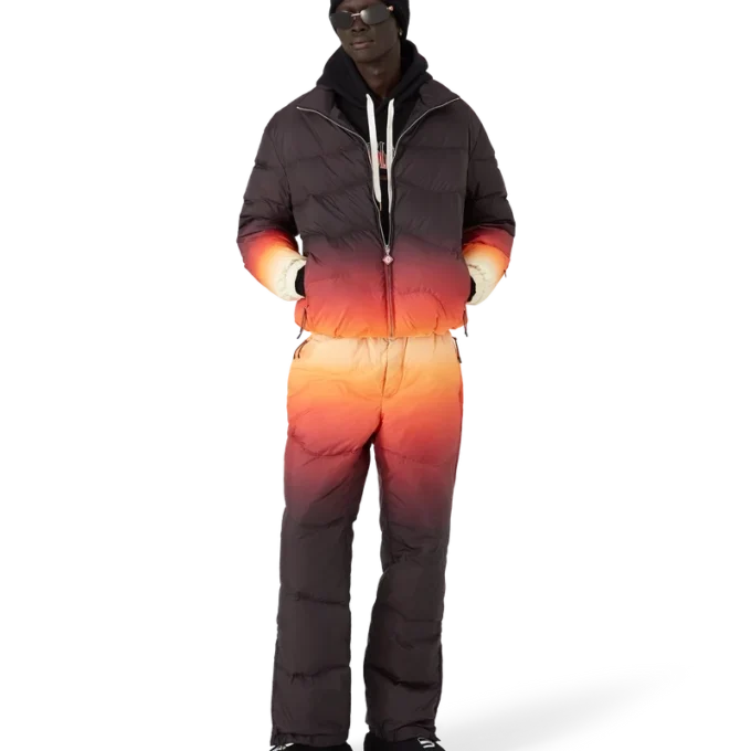Gradient nylonforede bukser