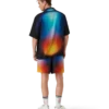 Gradient Silk Shorts
