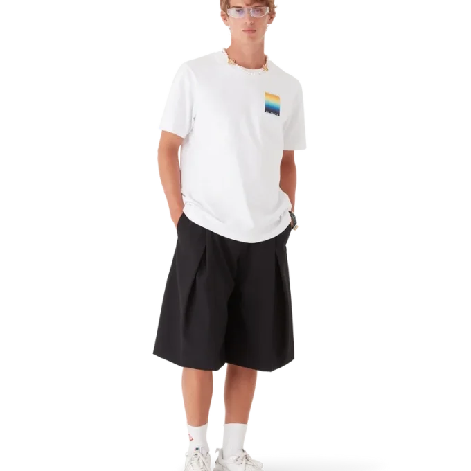 Gradient Square T-shirt med korte Shorts Gradient Square T-shirt med korte Shorts