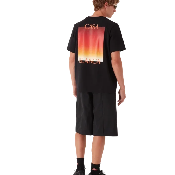 Gradient Square T-shirt med korte Shorts Gradient Square T-shirt med korte Shorts