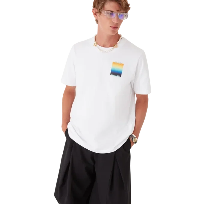 Gradient Square T-shirt med korte Shorts Gradient Square T-shirt med korte Shorts