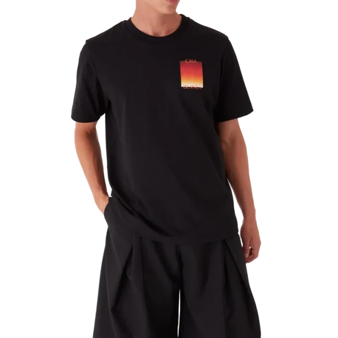 Gradient Square T-shirt med korte Shorts Gradient Square T-shirt med korte Shorts
