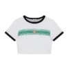 Gradient Stripe Ringer T-shirt