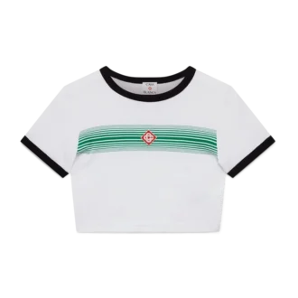 Gradient Stripe Ringer T-shirt