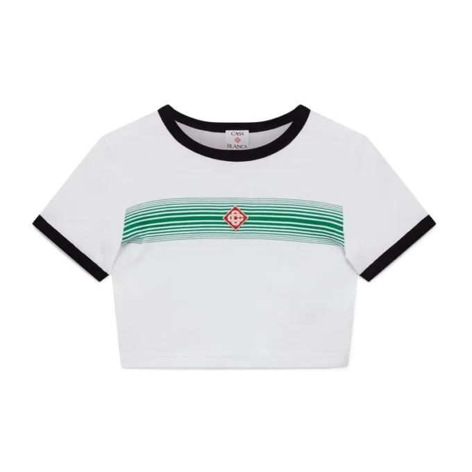 Gradient Stripe Ringer T-shirt