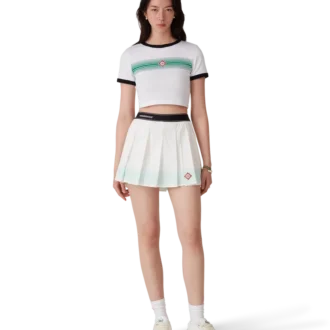 Gradient Stripe Ringer T-shirt