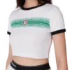Gradient Stripe Ringer T-shirt