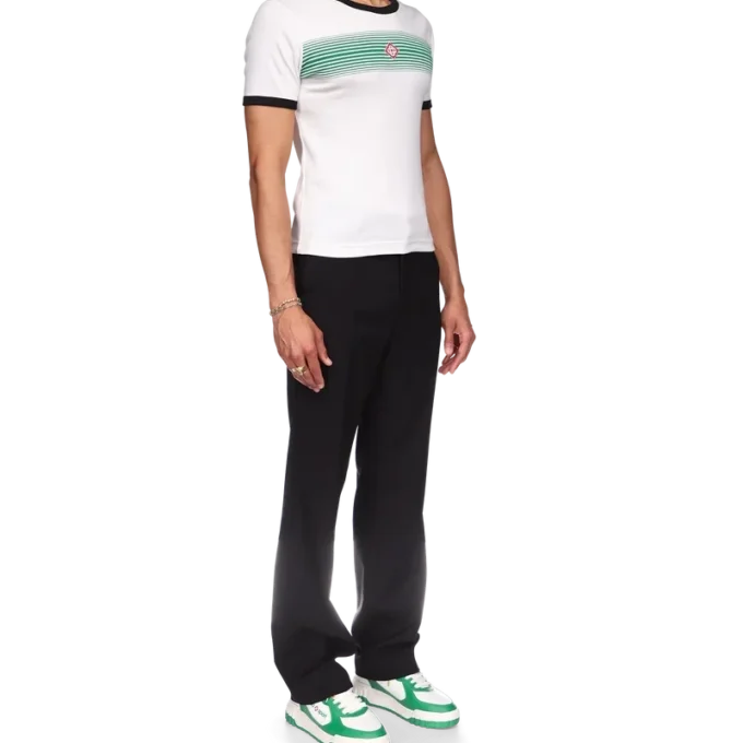 Gradient Stripe Ringer T-shirt Gradient Stripe Ringer T-shirt