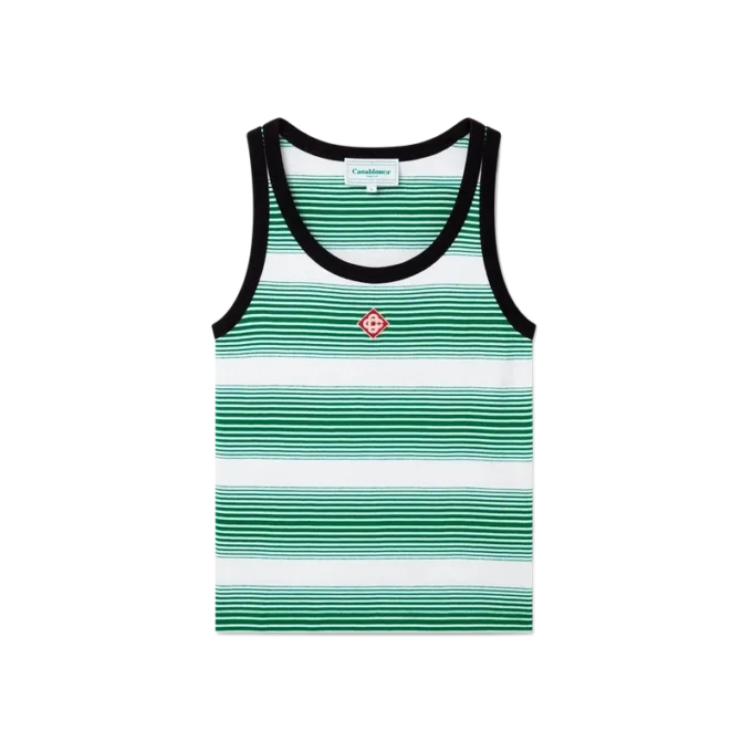Gradient Stripe Ringer Tank Top Gradient Stripe Ringer Tank Top