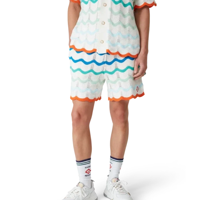 Gradient Wave hæklede shorts Gradient Wave hæklede shorts