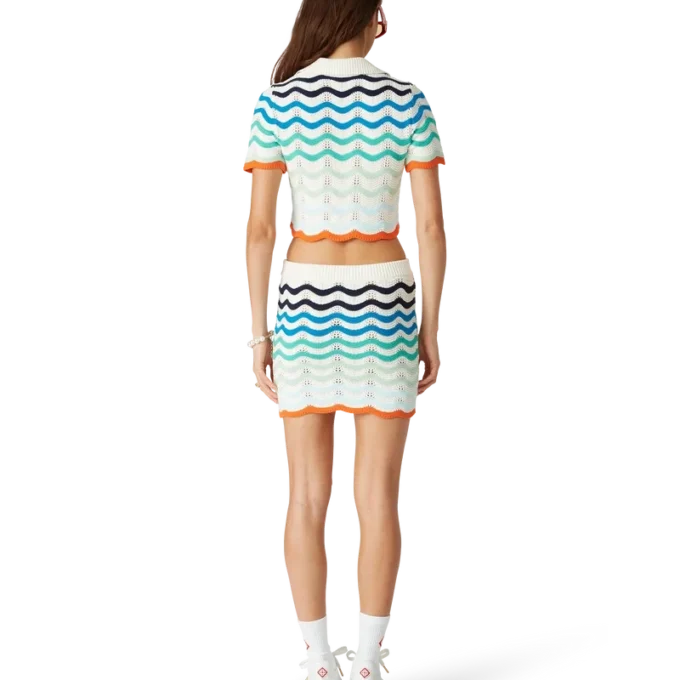 Gradient Wave hæklet top Gradient Wave hæklet top