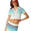 Gradient Wave hæklet top Gradient Wave hæklet top