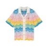 Gradient Wave Knit Skjorte Gradient Wave Knit Skjorte
