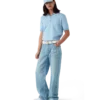 Graffiti-distressed denimjeans Graffiti-distressed denimjeans