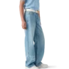 Graffiti-distressed denimjeans Graffiti-distressed denimjeans