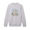 Gråmeleret Fifth Avenue-sweatshirt