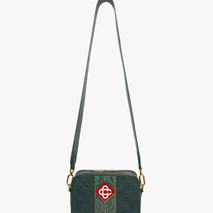 Grøn Monogram-crossbody-taske Grøn Monogram-crossbody-taske