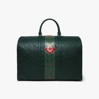 Grøn Monogram Weekender-taske