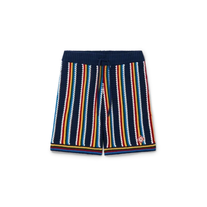 Hæklede stribede shorts Hæklede stribede shorts