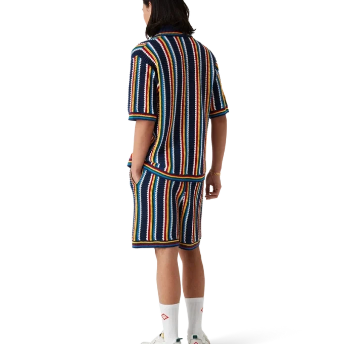 Hæklede stribede shorts Hæklede stribede shorts