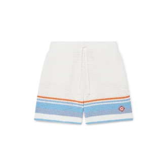 Hæklede tennisshorts i bomuld Hæklede tennisshorts i bomuld