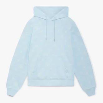 Hættetrøje med applikeret monogram