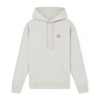 Hættetrøje med diamantlogo