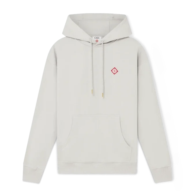 Hættetrøje med diamantlogo