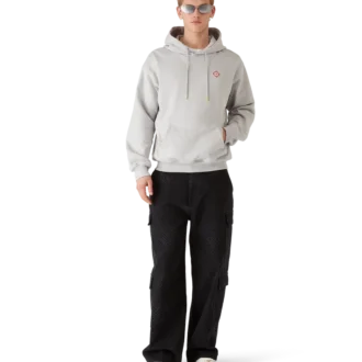 Hættetrøje med diamantlogo
