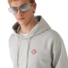 Hættetrøje med diamantlogo