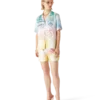Halftone Logo Silk Shorts Halftone Logo Silk Shorts