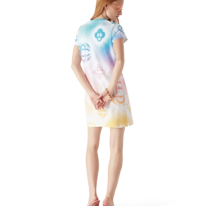 Halftone Logo T-shirt-kjole