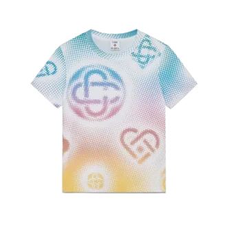 Halftone Logo T-shirt med korte ærmer og tætsiddende pasform på shorts