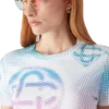 Halftone Logo T-shirt med korte ærmer og tætsiddende pasform på shorts