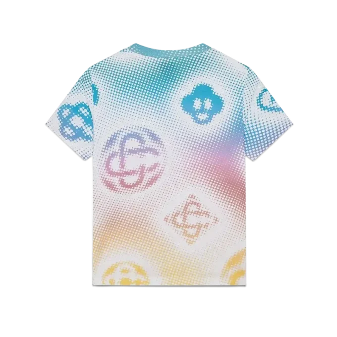 Halftone Logo T-shirt med korte ærmer og tætsiddende pasform på shorts