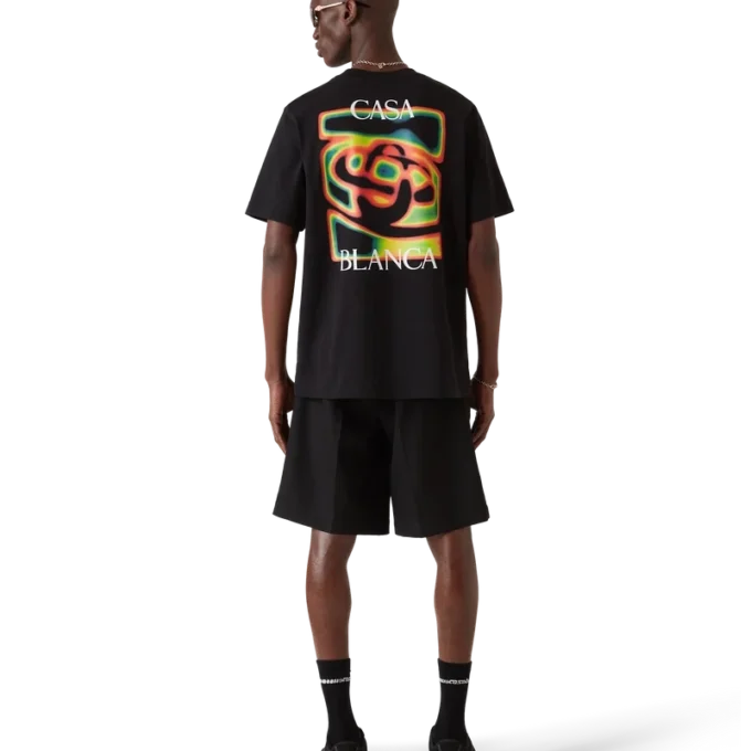 Heat Map Logo T-shirt med korte shorts