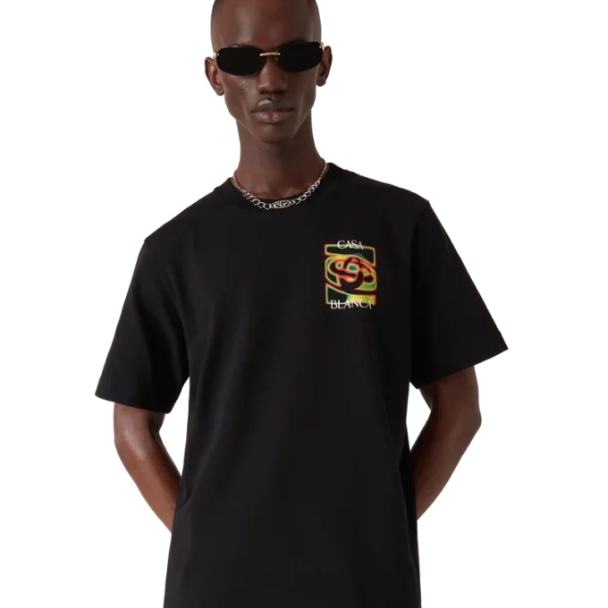 Heat Map Logo T-shirt med korte shorts
