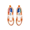 Herre Court orange og hvide sneakers